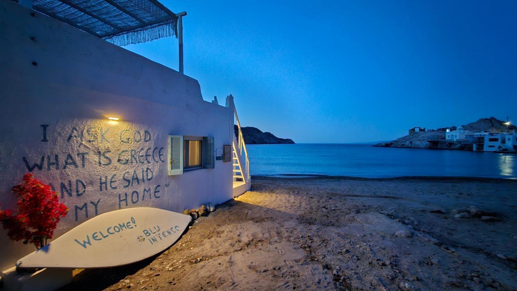 Blu Intenso Boathouse Firopotamos Extérieur photo